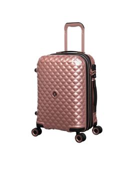 it luggage - Glitzy Rose Gold Expandable Trolley Bag