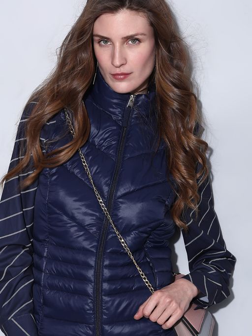 Navy Blue Sleeveless Puffer Jacket Shop Lindbergh Men Navy Blue