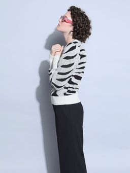 VERO MODA - Black Printed Pullover
