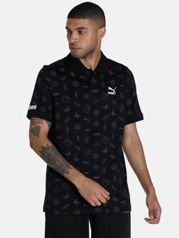 Puma - X1der Feelgood Aop Mens Black T-shirt