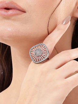 Nuyug - White Brass Silver Plated Ring