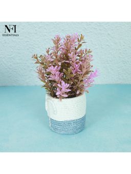 NFI Essentials - Artificial Plants Pot For Home Decor & Office Decoration Small Dry Fake Flower Lavender