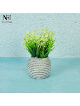 NFI Essentials - Artificial Plants Pot For Home Decor & Office Decoration Small Dry Fake Flower