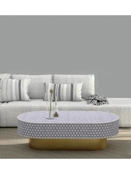 CasaGold - Targua Mother Of Pearl Coffee Table In Indigo Finish