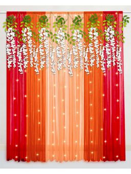 Special You - Festive Decoration Setup Orange & Red Backdrop - 16 Pcs