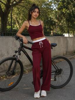 Slumber Jill - Red Scarlet Vibe Every Day Ease Co-Ord Set
