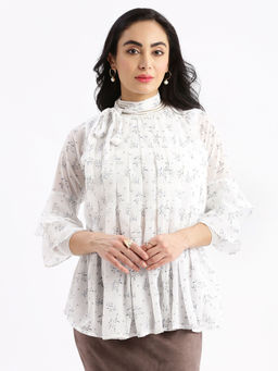 SHOWOFF - Women Floral White Top