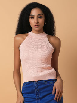 SHOWOFF - Women Solid Peach Top