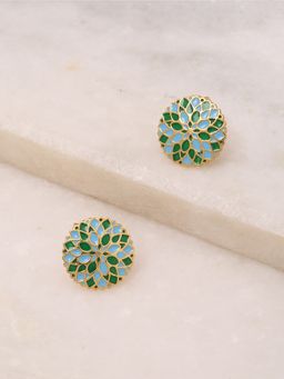 Zurooh - Floral Enamel Studs
