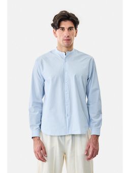 Snitch - Light Blue Stripes Full Sleeves Regular Casual Shirt