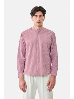 Snitch - Red Stripes Full Sleeves Regular Casual Shirt