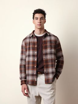 The Bear House - Mens Multi-Color Casual Modern Fit Shirt