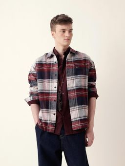 The Bear House - Mens Checks Casual Modern Fit Shirt