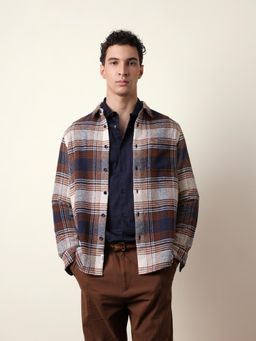 The Bear House - Mens Multi-Color Casual Modern Fit Shirt