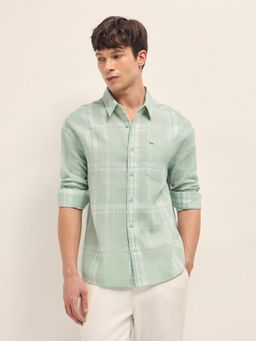 The Bear House - Mens Checks Relax Fit Casual Shirt