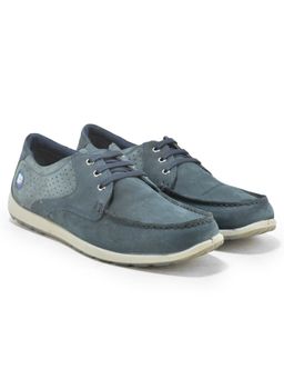 WOODLAND - Men Navy Blue Casual Sneakers