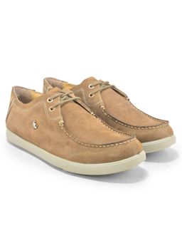 WOODLAND - Men Khaki Casual Sneakers