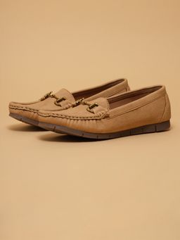 ERIDANI - Women Tucker Beige Casual Loafers