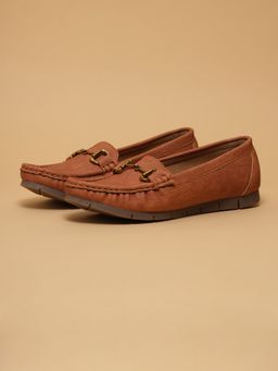 ERIDANI - Women Tucker Tan Casual Loafers