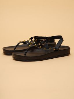 ERIDANI - Women Vista Black Sandals