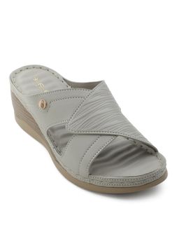 LIBERTY - Healers ZQ-FD-43 Casual Wedge Heels For Women - Light Grey