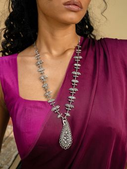 Shaya by CaratLane - 925 Silver Shaya by CaratLane 925 Oxidised Silver Sajna Sawarna Necklace