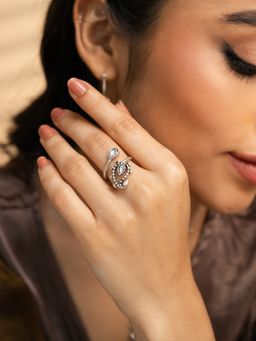 Shaya by CaratLane - 925 Silver Shaya by CaratLane 925 Oxidised Silver Chulbul Ring