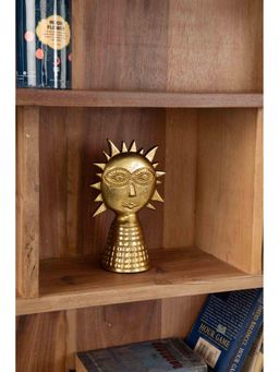 Freedom Tree - Red Star Sun Handcrafted Gold Sculpture