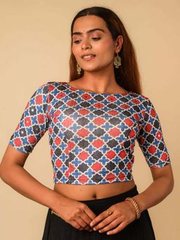 BINDIGASM'S ADVI - Multi Color Printed Pull On Blouse