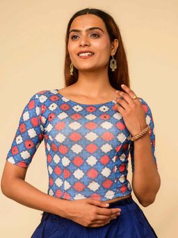 BINDIGASM'S ADVI - Multi Color Printed Pull On Blouse