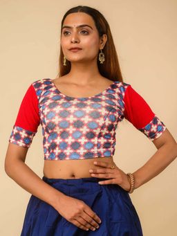 BINDIGASM'S ADVI - Multi Color Printed Pull On Blouse