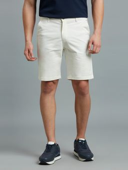 Reid & Taylor - Men White Solid Shorts