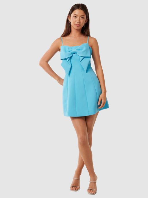 knee length dresses for ladies Romy Bow Front Mini Dress main image 1