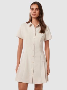 Forever New - Winnie Pleated Button Down Mini Dress