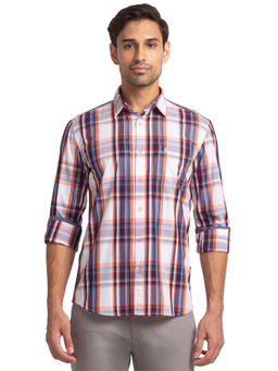 Parx - Slim Fit Checks Medium Casual Shirt