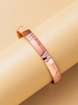 ANAQA JEWELS - Classic Roman Rose Gold Bracelet