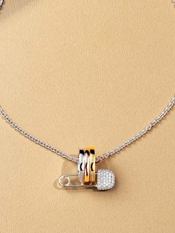 ANAQA JEWELS - Safety Charm White Necklace