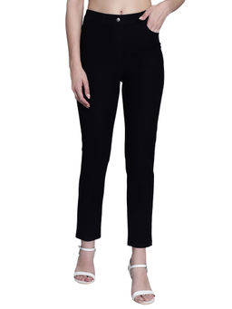 Cantabil - Women Black Solid Jeggings