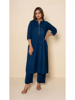 Kameez - Blue Muse Wool Kurta with Pant