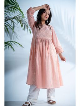 PANTS AND PAJAMAS - Off White Cotton Bottom