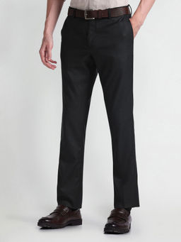 Arrow - Black Hudson Tailored Fit Formal Trouser