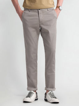 Arrow Sports - Mid Rise Flat Front Casual Trouser