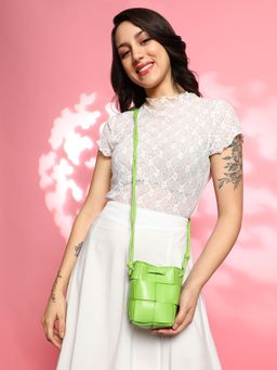 Haute Sauce - Green The Interwine Bucket Bag