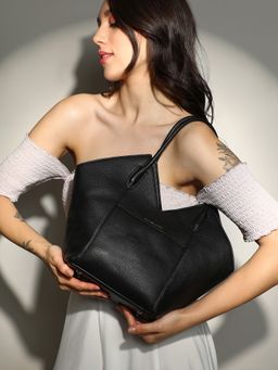 Haute Sauce - Black The Pike Tote Bag with Detachable Strap