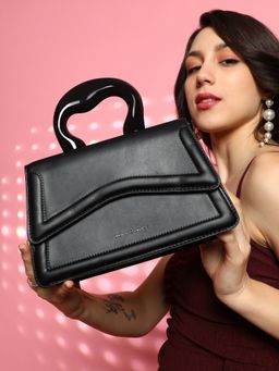 Haute Sauce - Black The Caldera Gloss Hand Bag