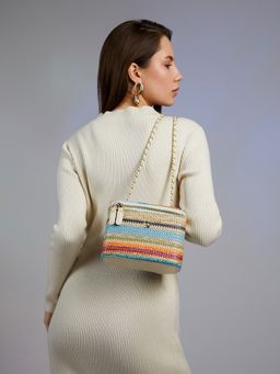 Haute Sauce - The Straw Box Bucket Bag with Detachable Strap