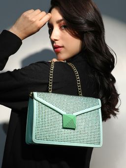 Haute Sauce - Green The Stud Sling Bag