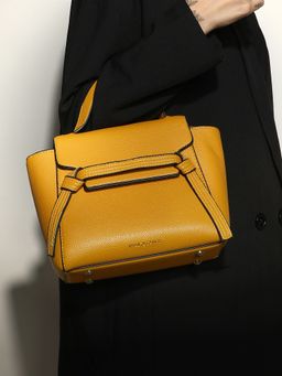 Haute Sauce - Mustard The Cruise Hand Bag with Detachable Strap