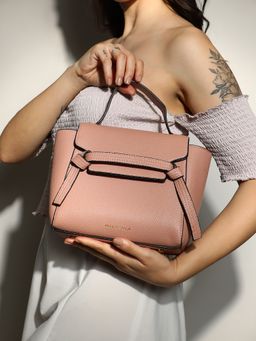 Haute Sauce - Pink The Cruise Hand Bag with Detachable Strap