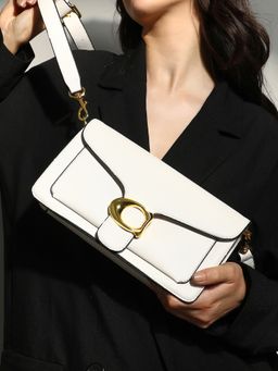 Haute Sauce - White The Burg Sling Bag with Detachable Strap